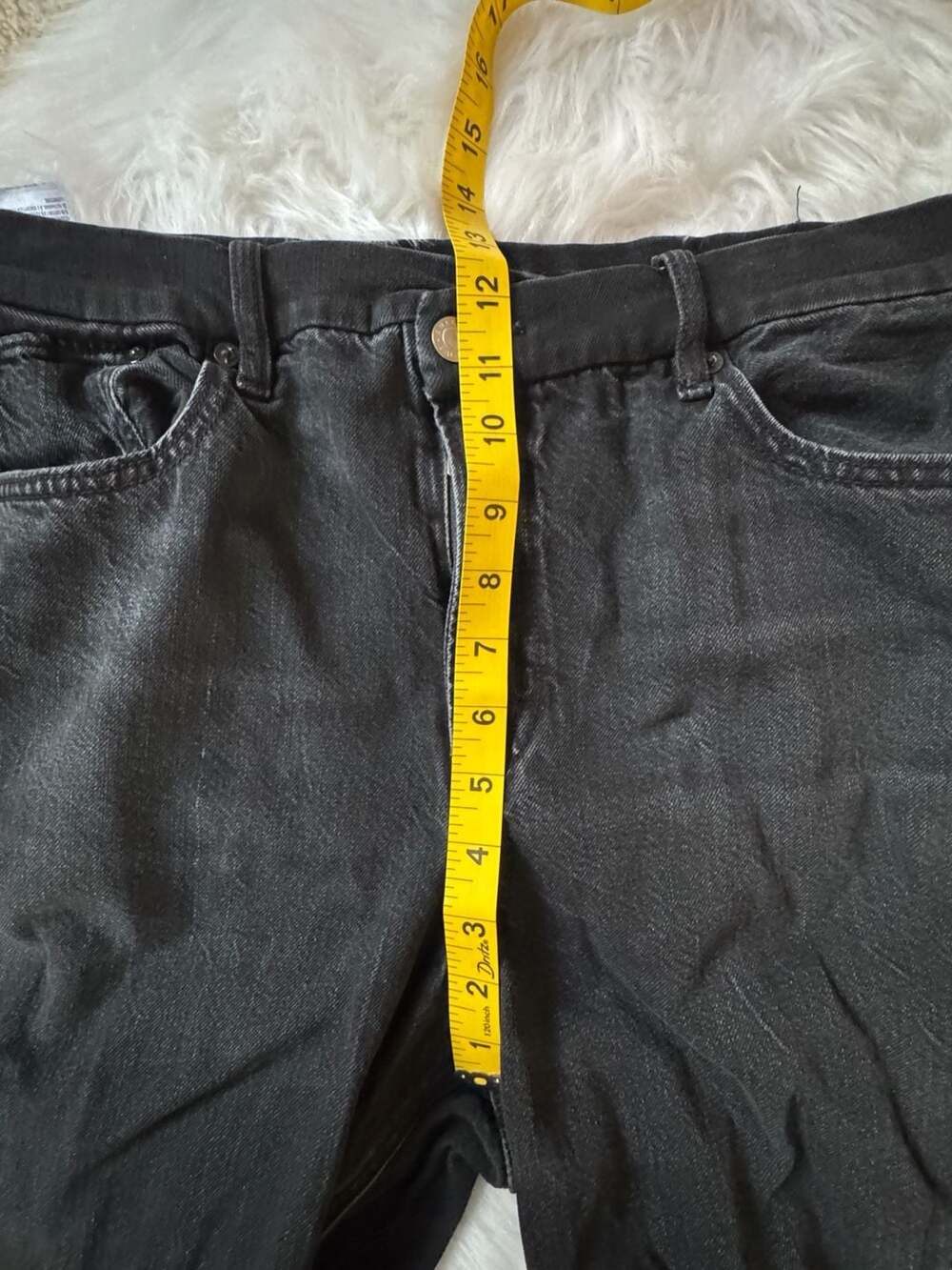 AE Size 14Short Curvy Super High-Waisted Baggy Straight Jean - Picture 11 of 12